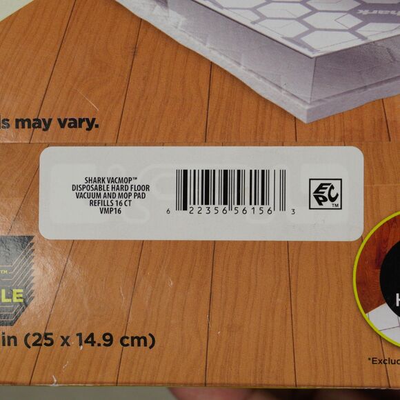 Shark VACMOP Disposable Hard Floor Pads 16 Count 9.85"x5.85" Model VMP16 Sealed - Picture 11 of 11